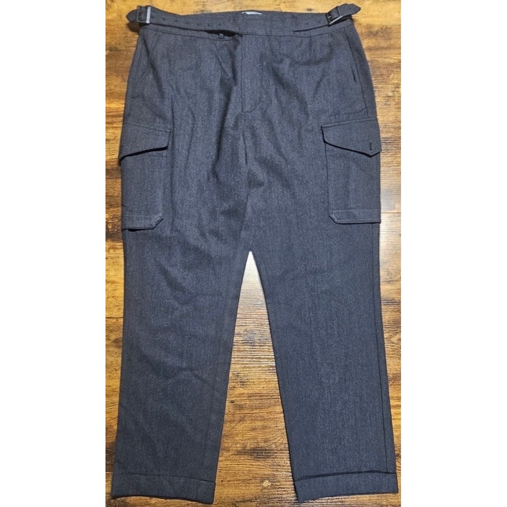 Todd Snyder Men's Private White Gurkha Trouser Black Pants Size 38x30